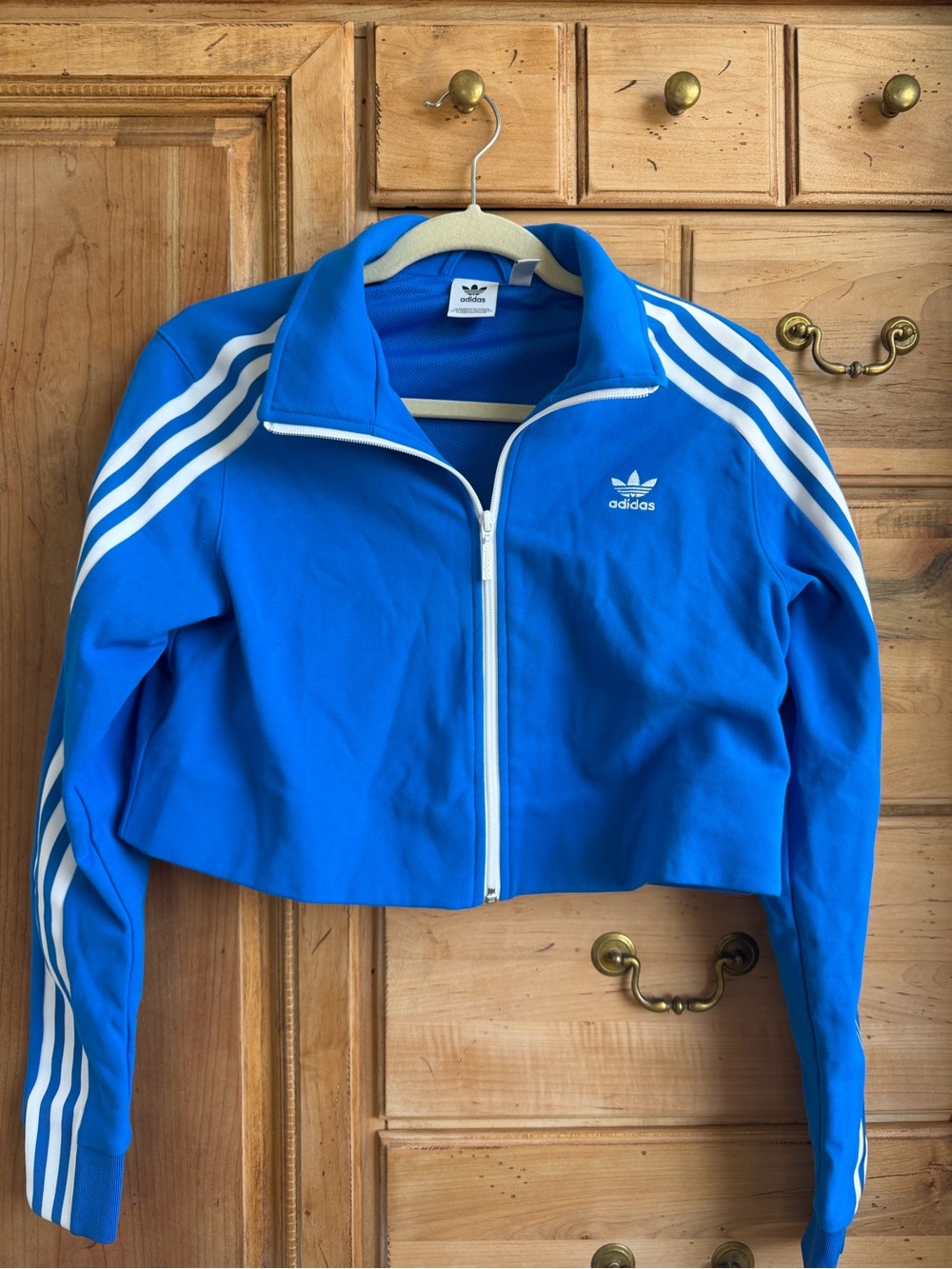 adidas Originals Royal Blue Track Jacket with White Trim